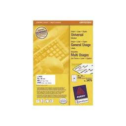 Avery Zweckform, Labels Avery 70 x 36mm, A4 — Bild 2