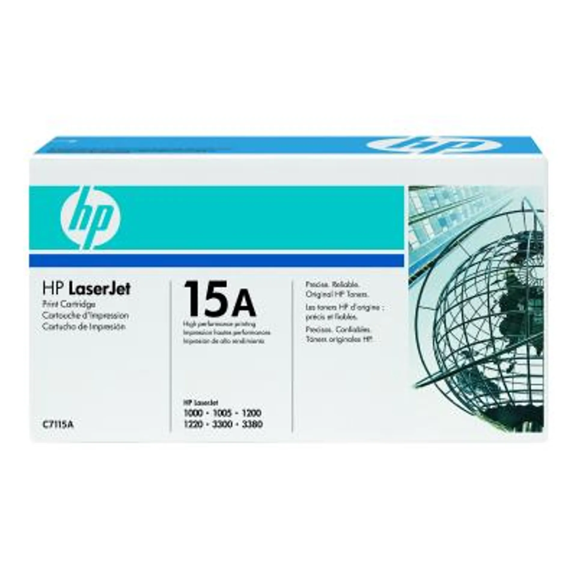 HP Cartridge No 15A HP15A HP 15A Schwarz