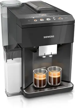 Siemens EQ.500 TQ515D09 Kaffeevollautomat Milchbehälter Keramikmahlwerk schwarz — Bild 1