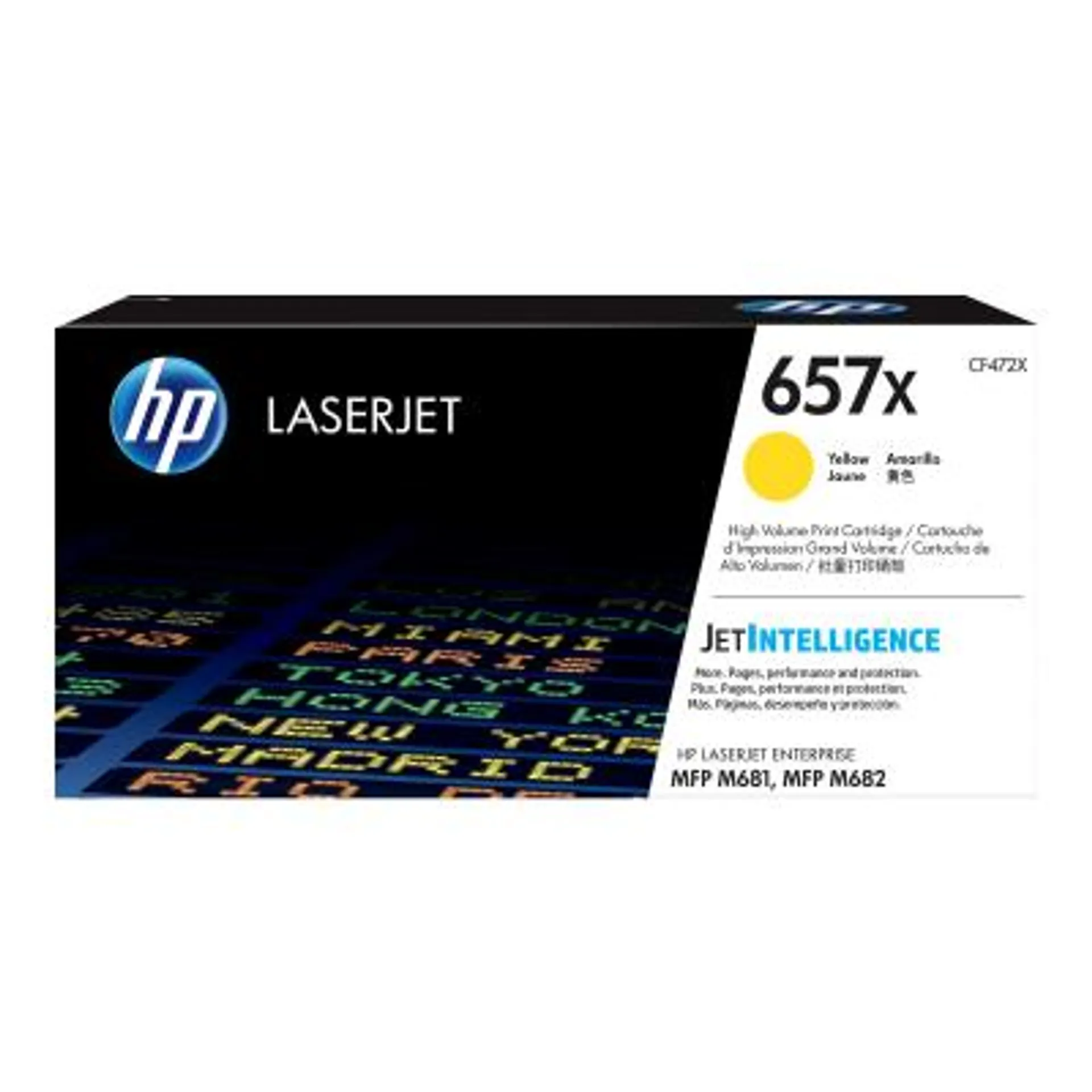 HP Cartridge No 657X HP657X HP 657X Gelb