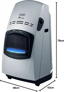 De'Longhi Gasheizer Blueflame VBF 4200W Gas Heizgerät Gasofen grau — Bild 2