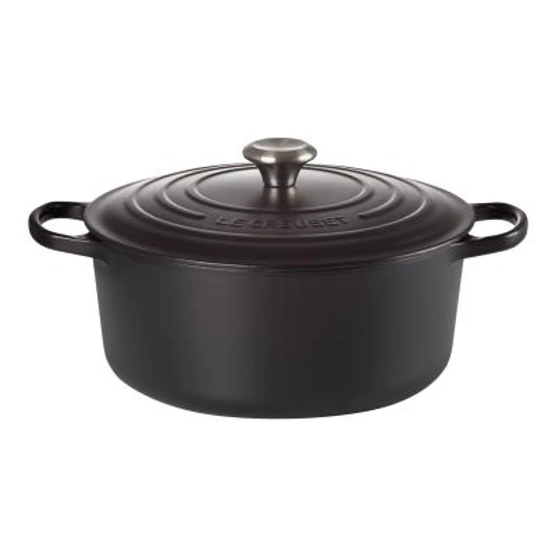 Le Creuset Signature Roaster round 26cm Schwarz