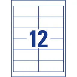 Avery Zweckform, Labels Avery 97 x 42,3mm, A4 — Bild 6