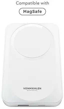 Vonmählen allroundo Pro 10000 mAh Powerbank MagSafe Qi magnetisch USB-C weiß — Bild 7