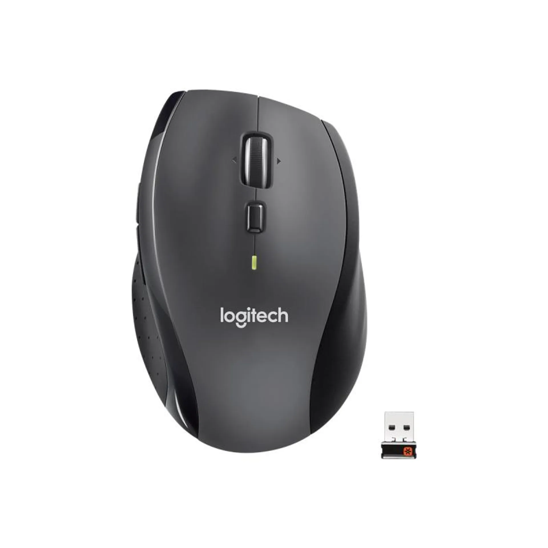 Logitech Marathon M705 Maus Wireless Schwarz (910006034)