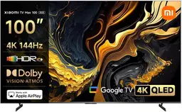 Xiaomi TV Max 100 2025 QLED 4K 144Hz Google TV Dolby Vision 100 Zoll — Bild 1