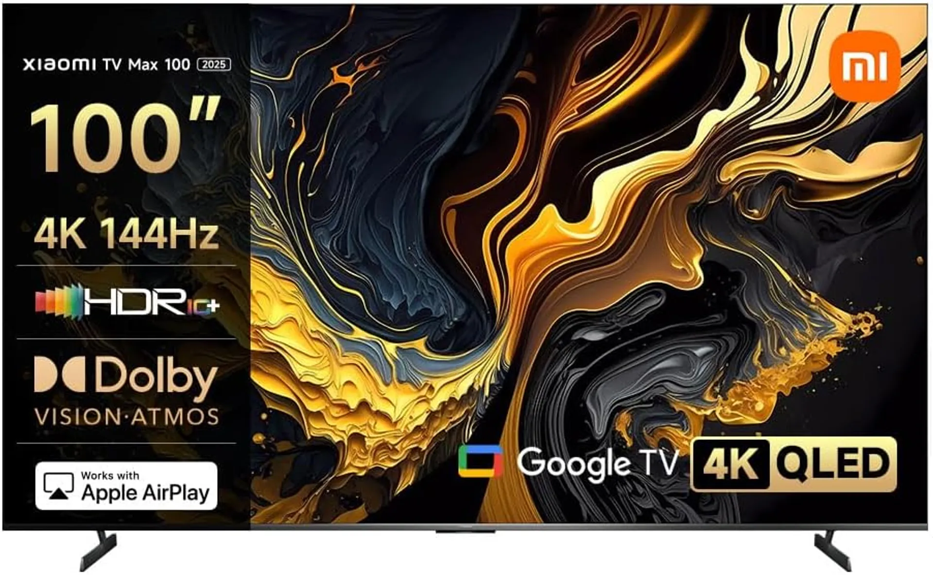 Xiaomi TV Max 100 2025 QLED 4K 144Hz Google TV Dolby Vision 100 Zoll