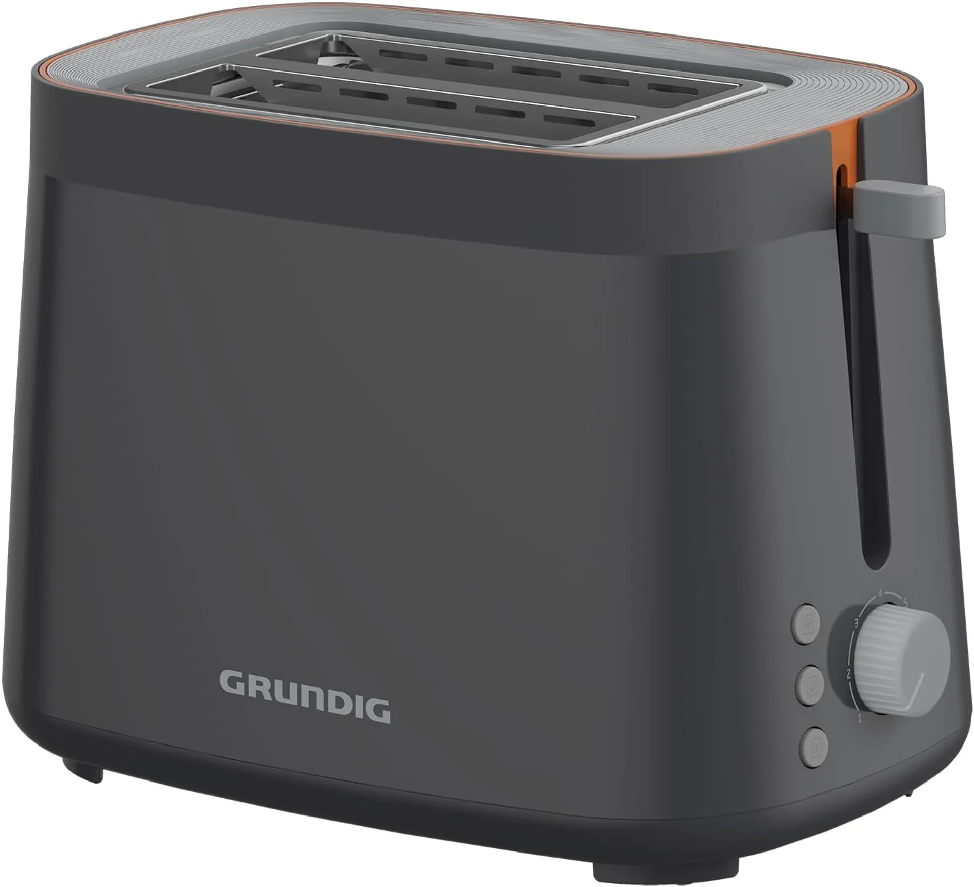 GRUNDIG Toaster TA 5320, 800 Watt Leistung, 7 Bräunungsstufen, inklusive Brötchenaufsatz