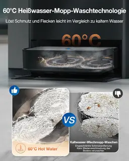 Ecovacs Deebot X2 Combo Saugroboter Wischroboter Handstaubsauger Station schwarz — Bild 12