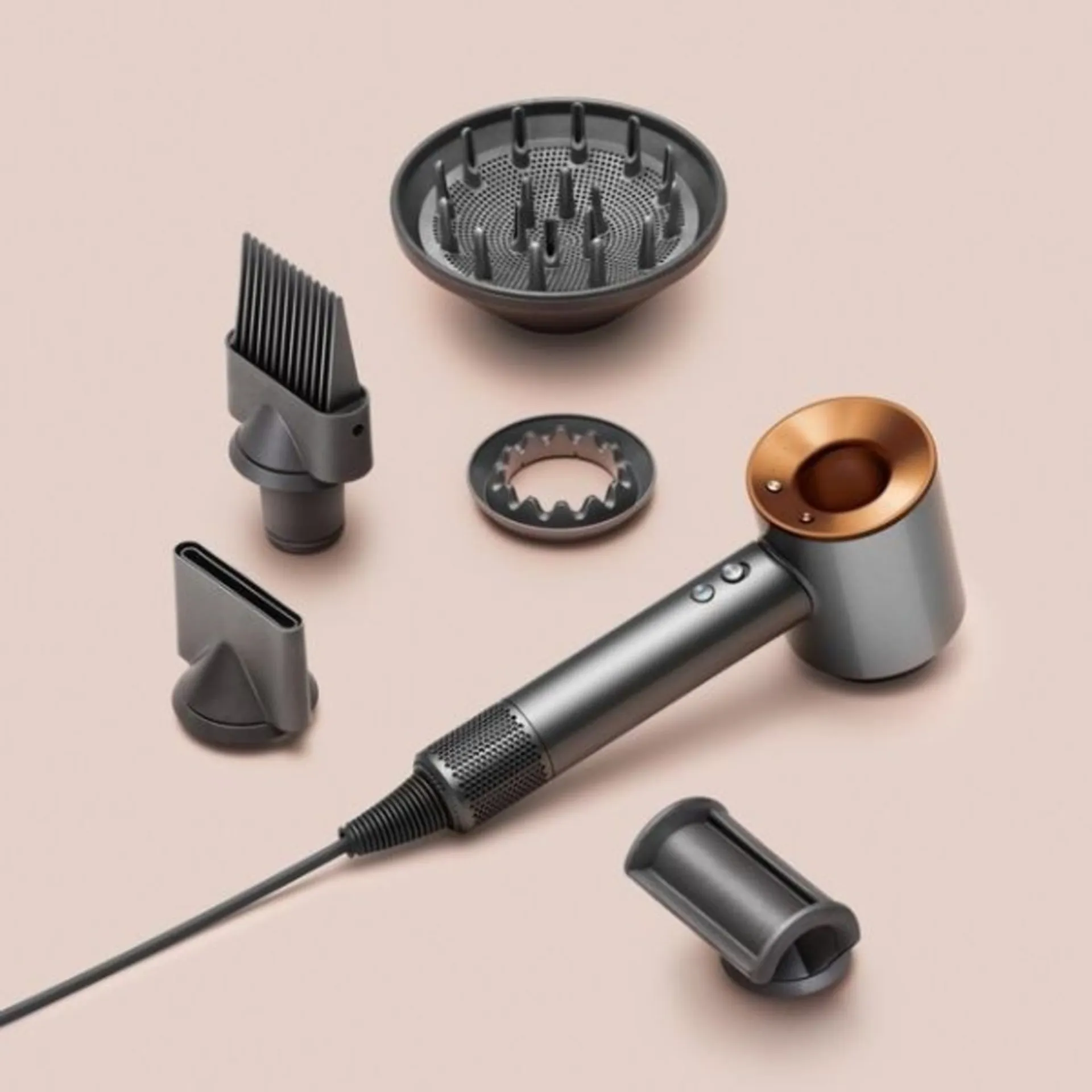 Dyson Supersonic HD07 Haartrockner Föhn Nickel Kupfer