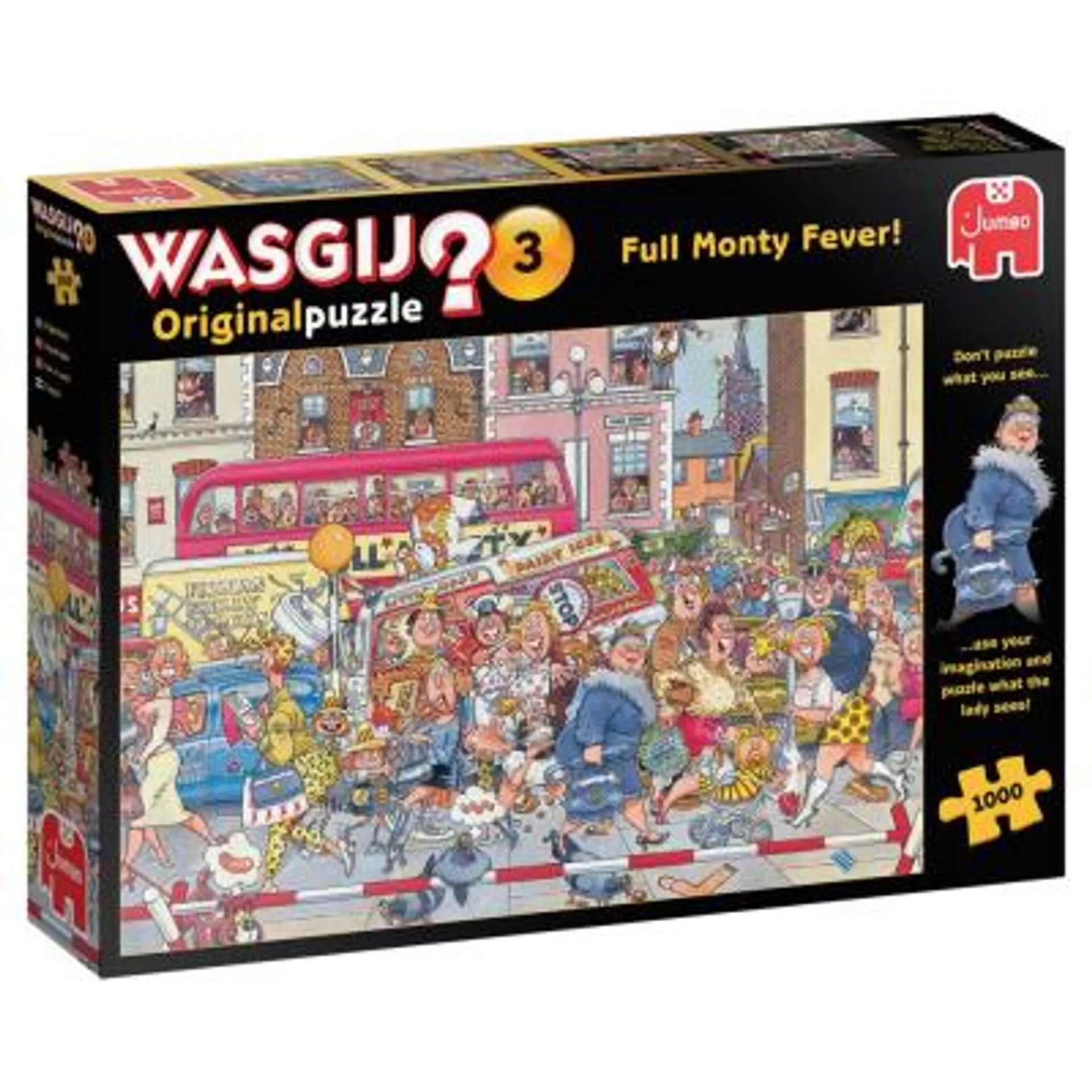 Jumbo Wasgij Original 3- 3 Full Monty Fever 1000 Teile Puzzle