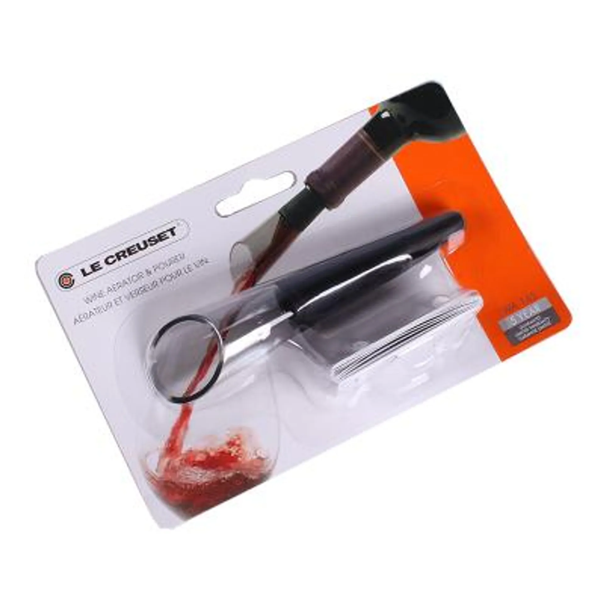 Le Creuset Wine Pourer + Aerator WA-143 WA143 Schwarz