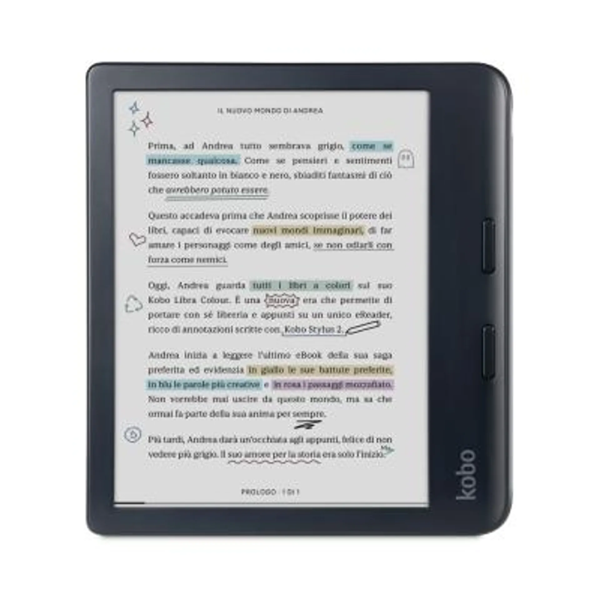 Kobo eBook-Reader Libra Colour Schwarz (N428KUBKKCK)