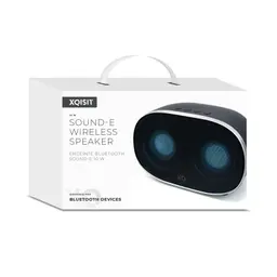 XQISIT Retro Speaker 10W Bluetooth Lautsprecher Musik LED-Lichteffekten schwarz — Bild 3