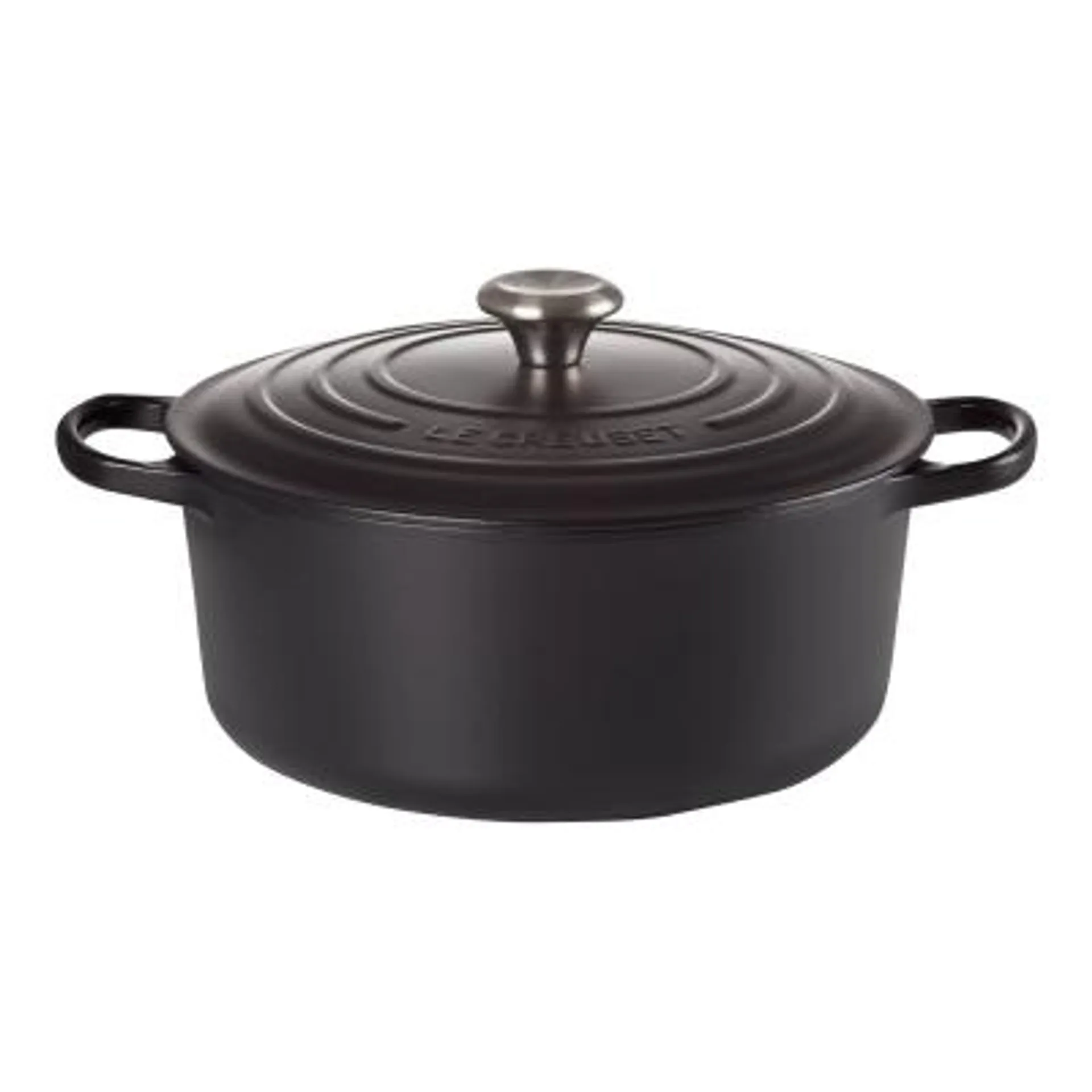 Le Creuset Signature Roaster round 24cm Schwarz