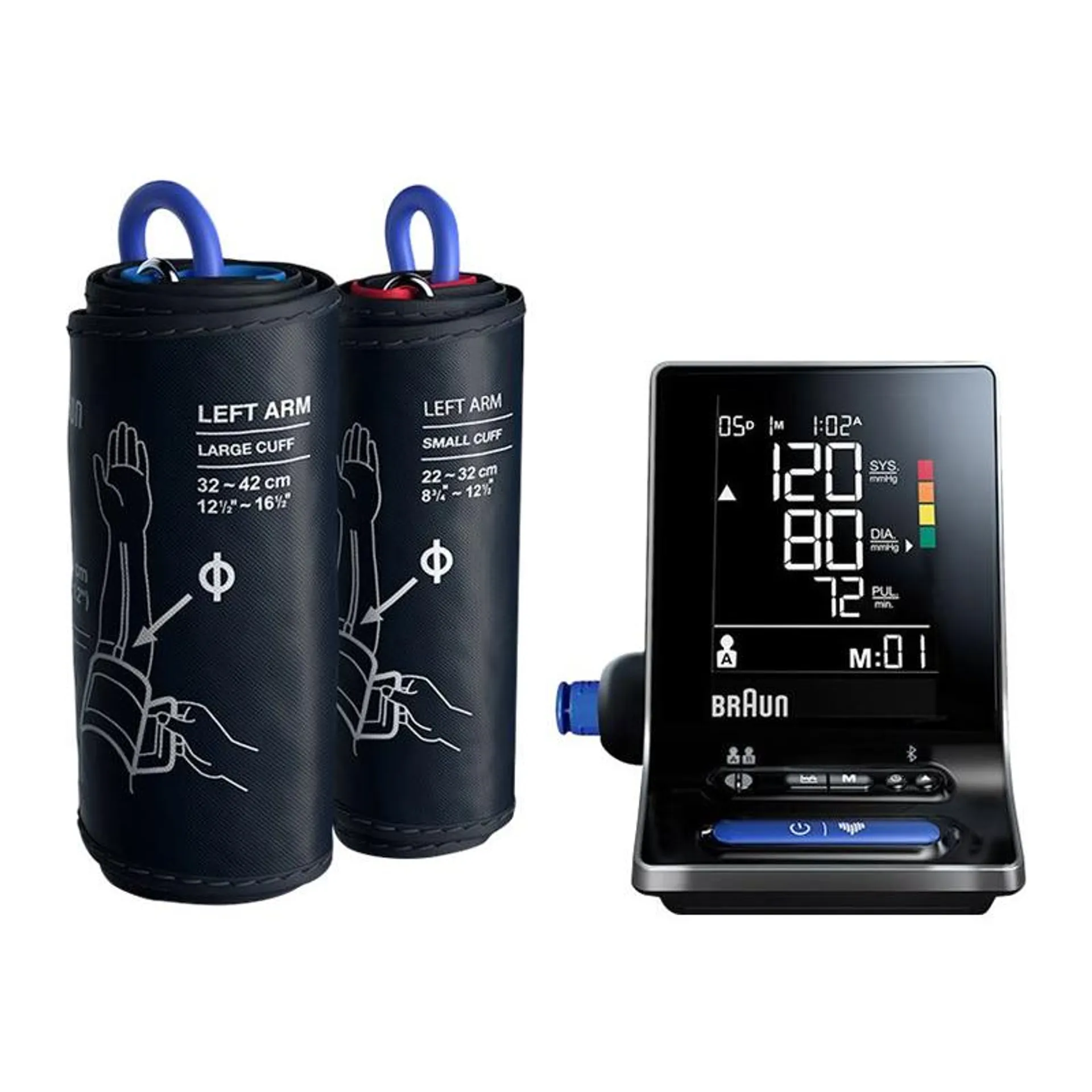 Braun Blood Pressure Monitor ExactFit 5 Connect Schwarz