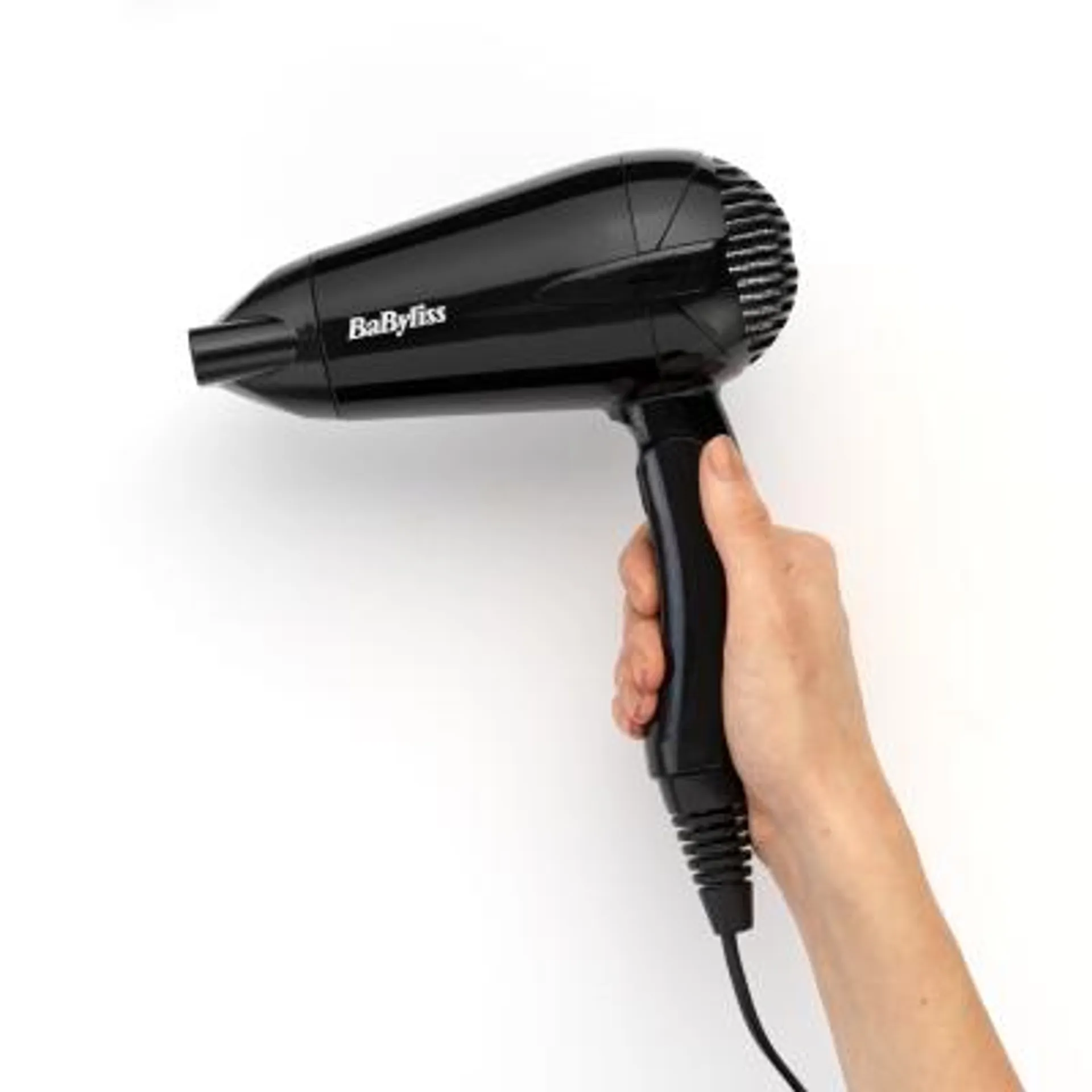 BaByliss Hair Dryer Travel Dry 2000 Schwarz (5344E)