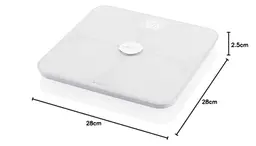 ETA Vital Pure Personenwaage Glas Smart Analyse BMI Körperfett App (inkl. Küchenwaage) weiß — Bild 7