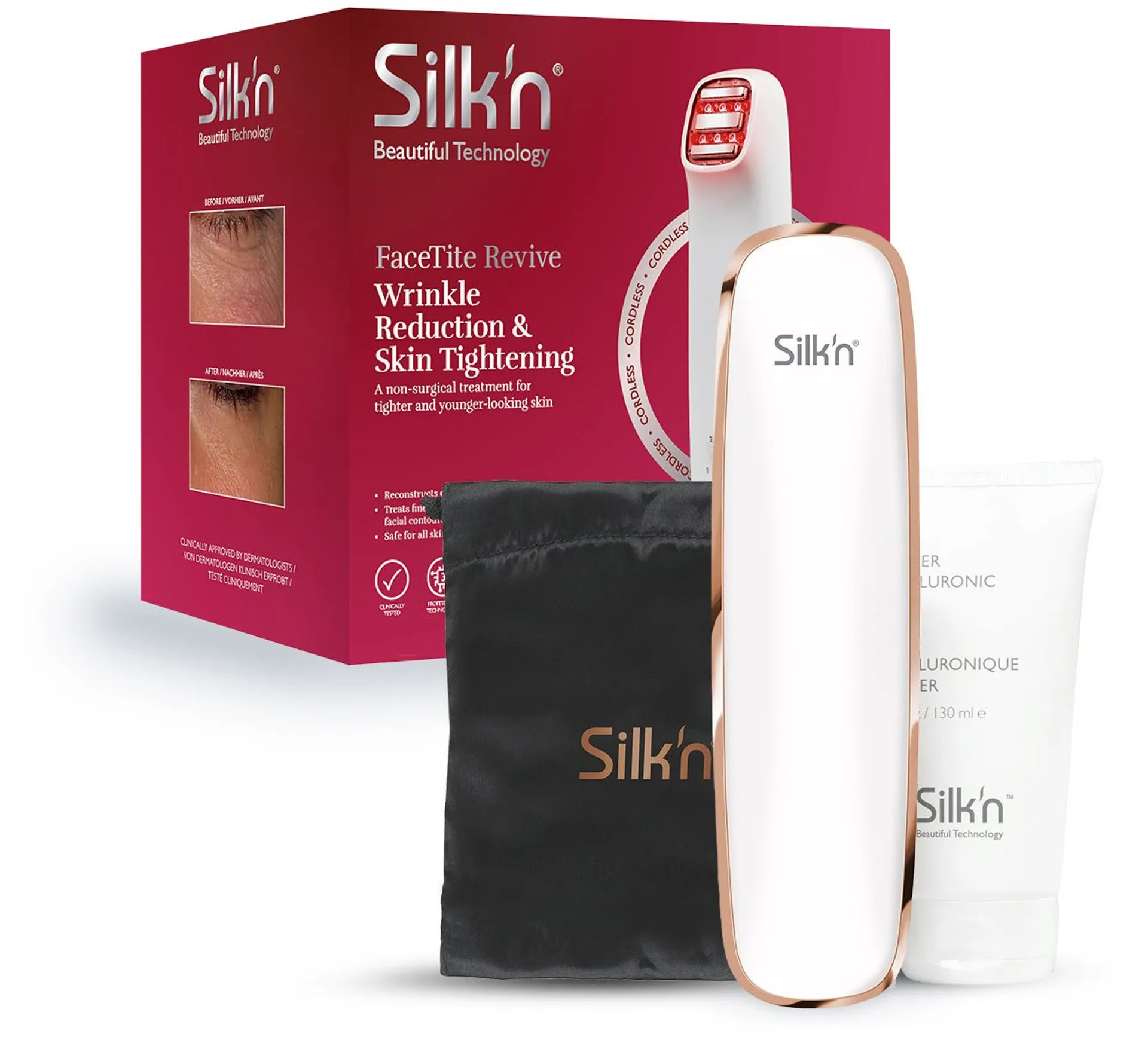 Silk'n FaceTite Revive Anti-Aging-Gerät zur Faltenreduzierung und Hautstraffung