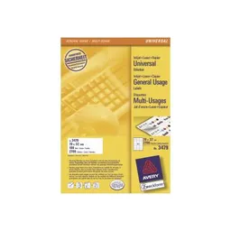 Avery Zweckform, Labels Avery 70 x 32mm, A4 — Bild 1