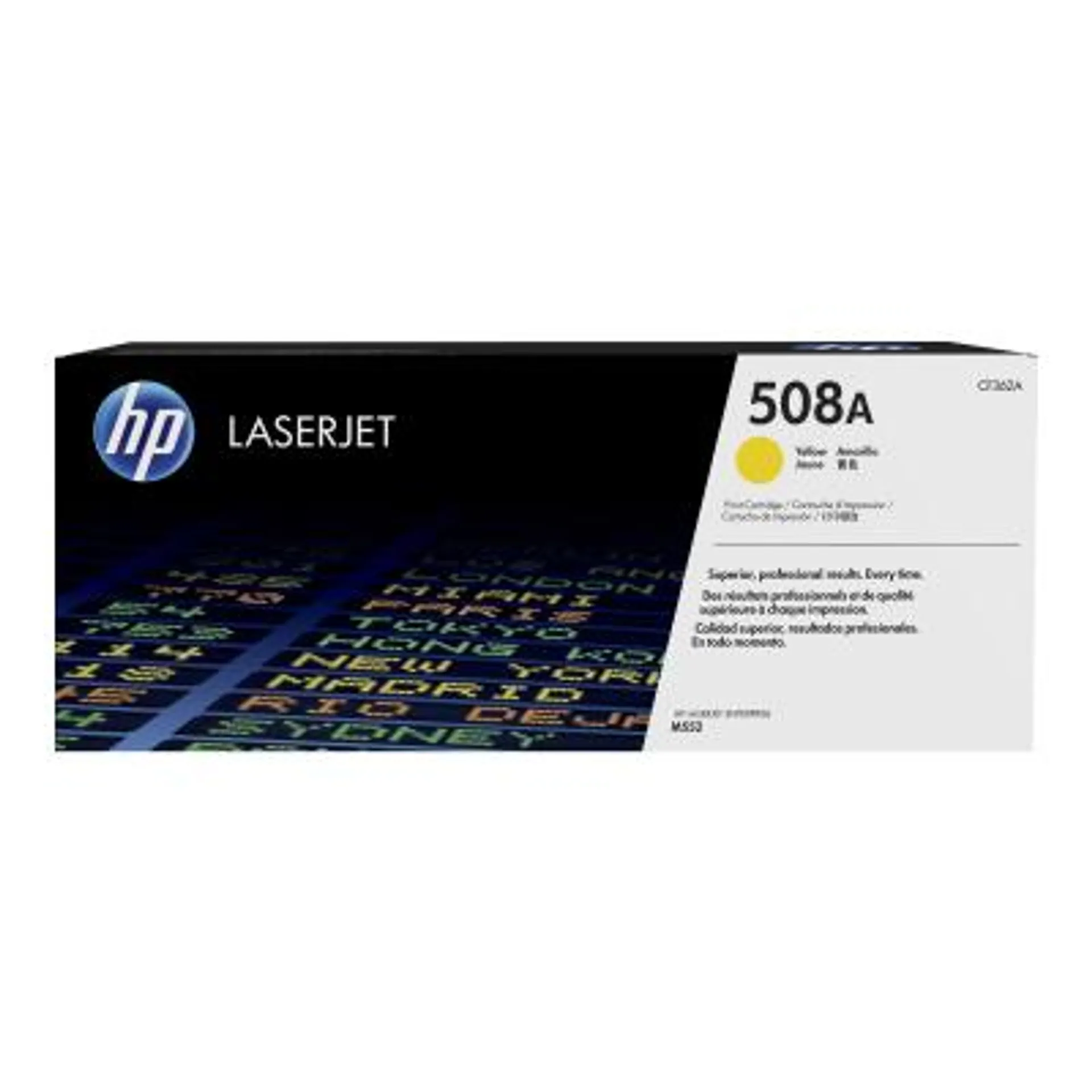HP Cartridge No 508A HP508A HP 508A Gelb