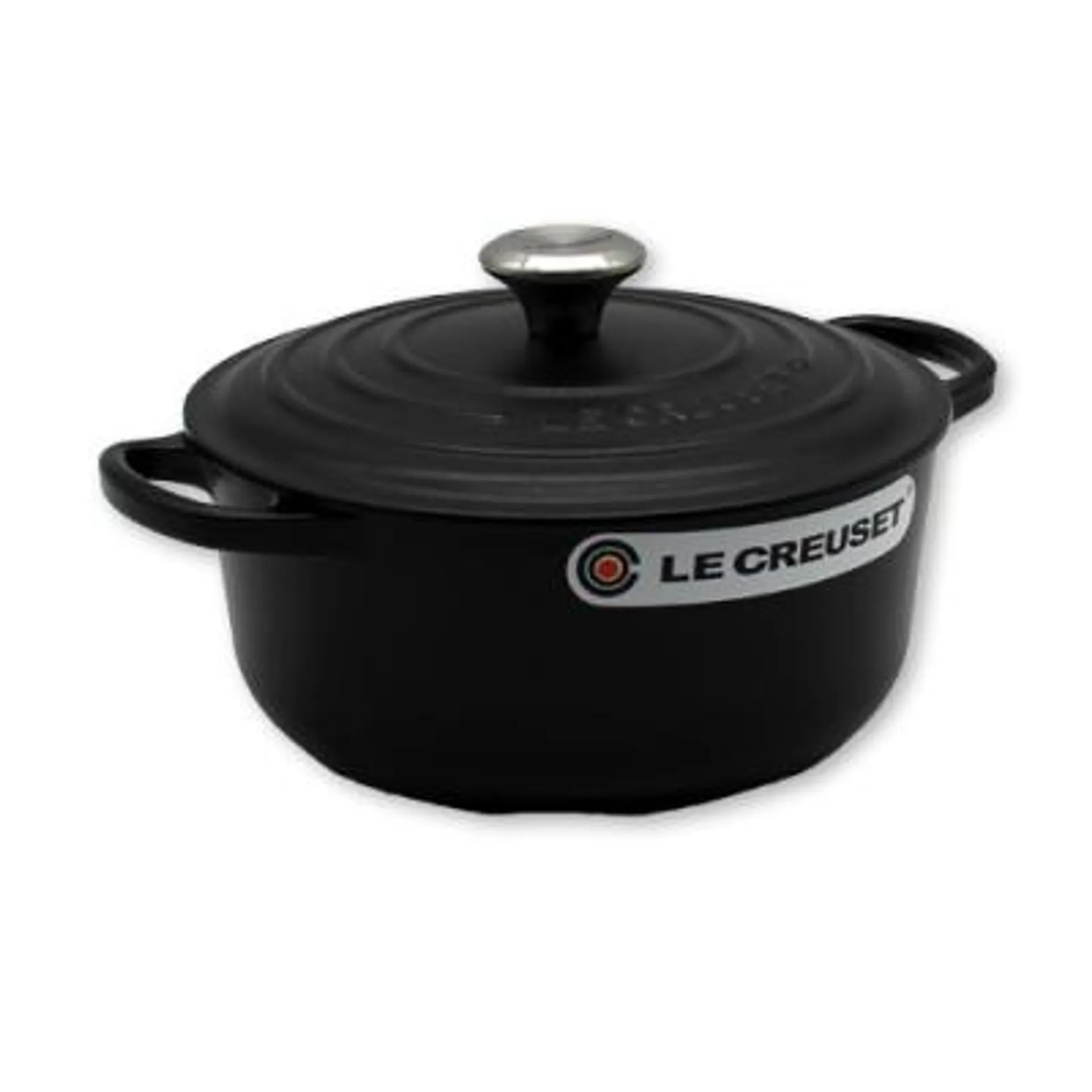 Le Creuset Signature Roaster round 20cm Schwarz