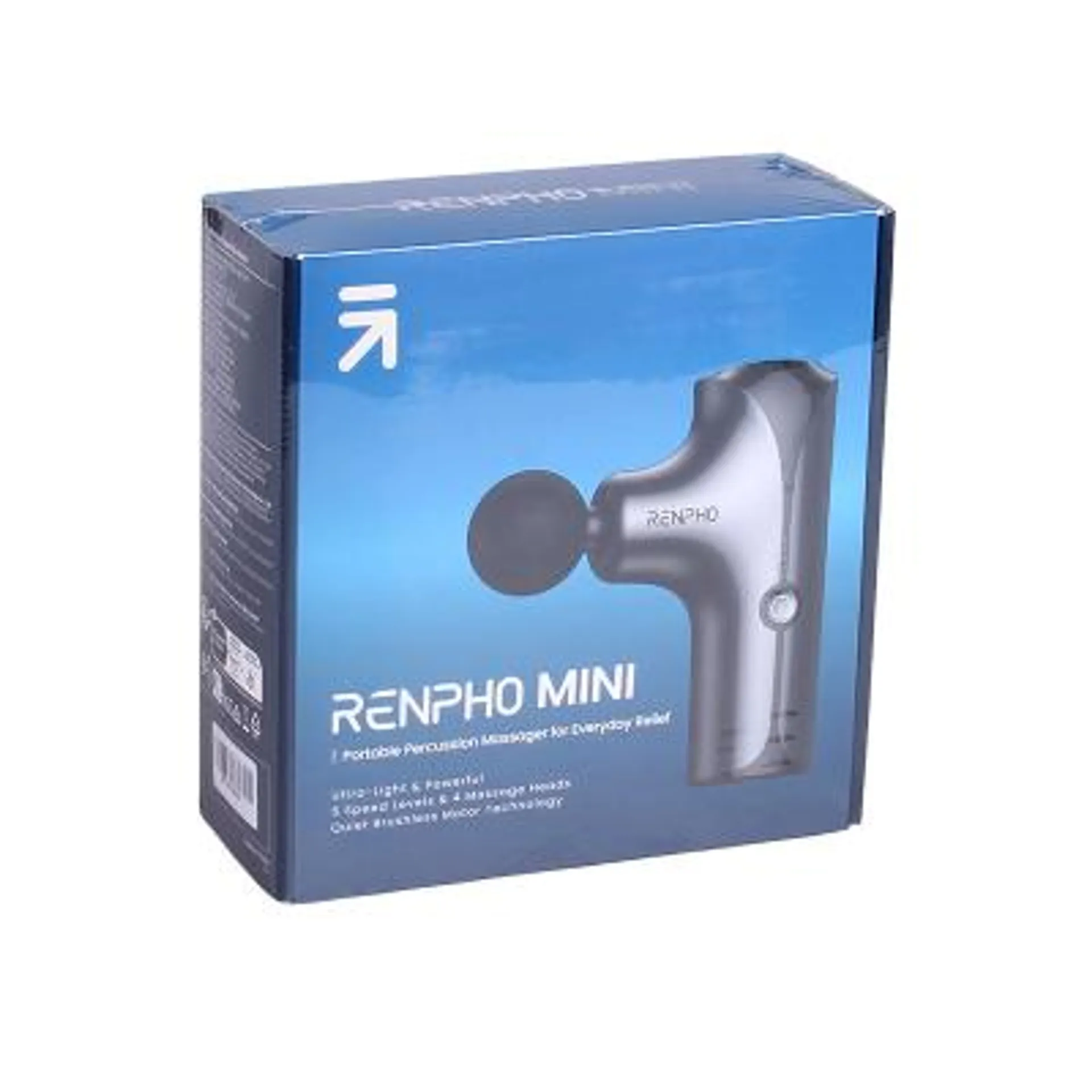 RENPHO Massage Gun Edge Mini Schwarz PEU-RP-GM173-BK