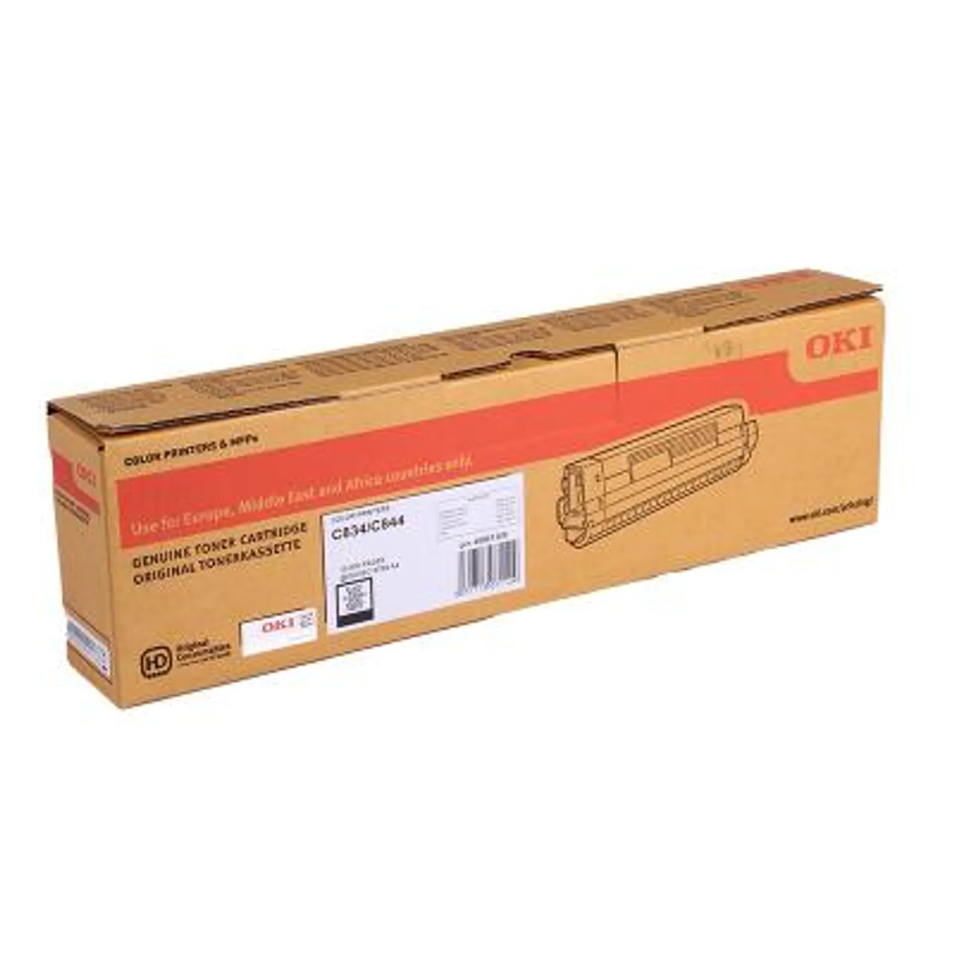 Oki Toner C834 C844 10k Schwarz