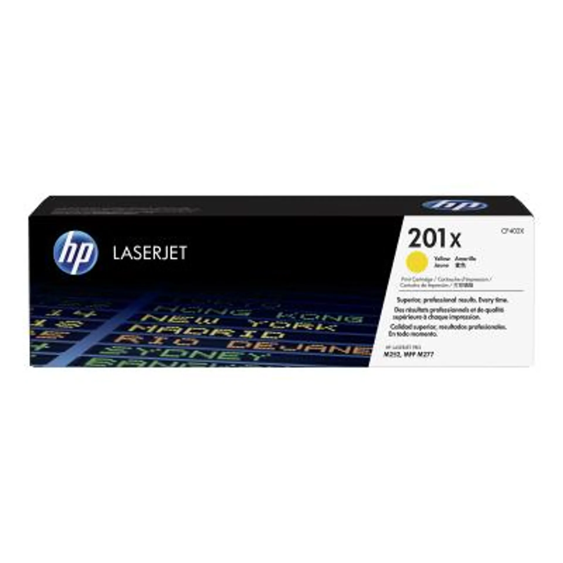 HP Cartridge No 201X HP201X HP 201X Gelb HC 2,3k