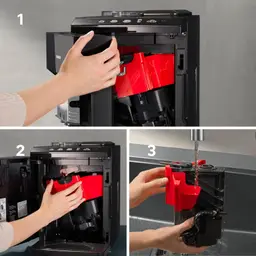 Siemens EQ.500 TQ515D09 Kaffeevollautomat Milchbehälter Keramikmahlwerk schwarz — Bild 8
