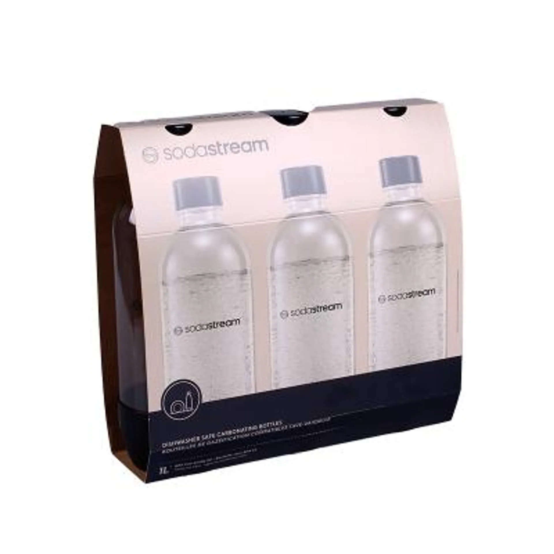Sodastream PET Bottle Universal (3 Bottles, 1L, )