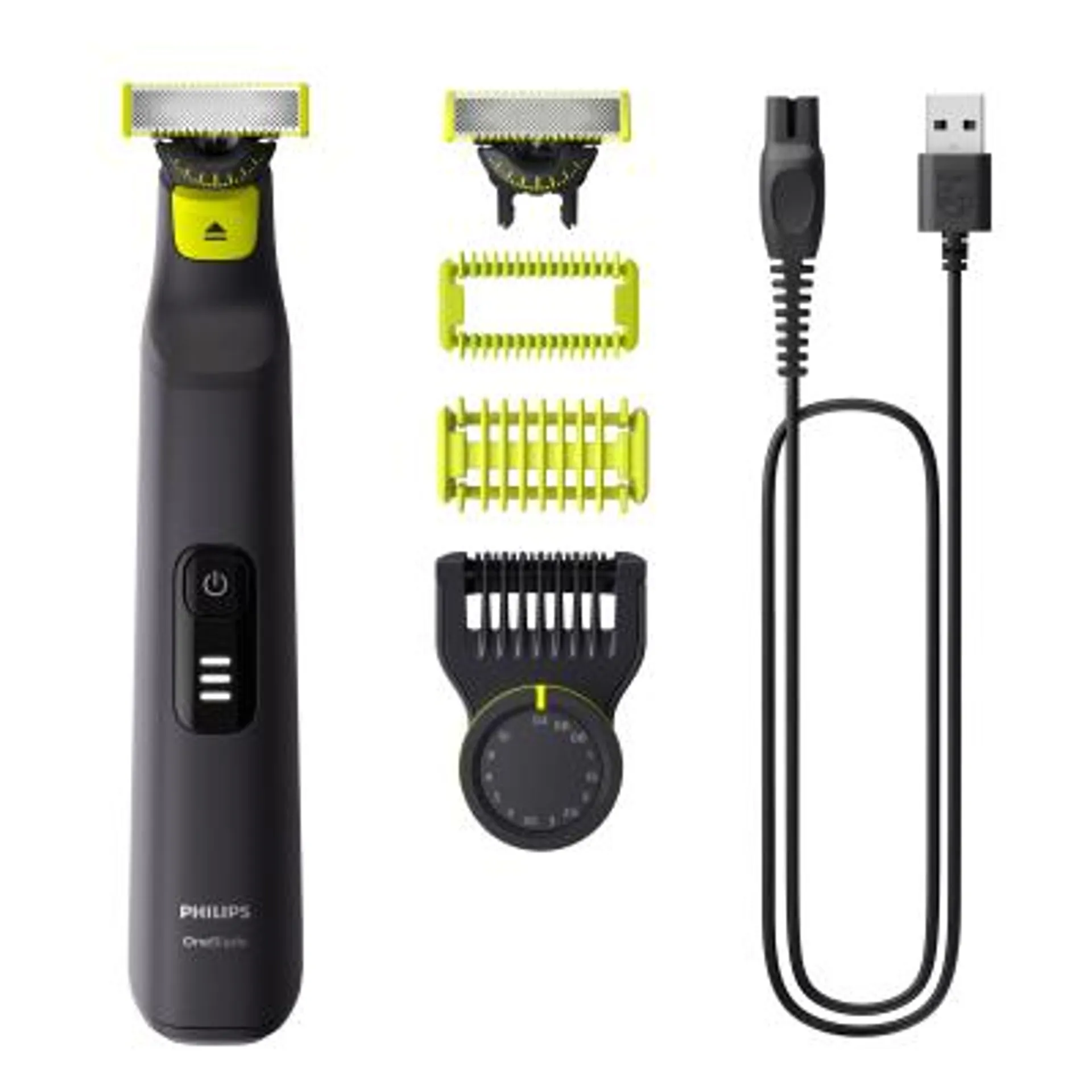 Philips Shaver OneBlade Pro QP6542 15 Face&Body Schwarz (QP6542/15)