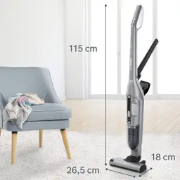 Bosch Flexxo BCH3P210 Akku Hand- und Stiel-Staubsauger beutellos silber — Bild 5
