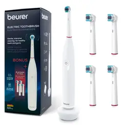 3er Pack - Beurer TB 30X Onpack Elektrische Akku Zahnbürste inkl. 4 Bürstenköpfe — Bild 2